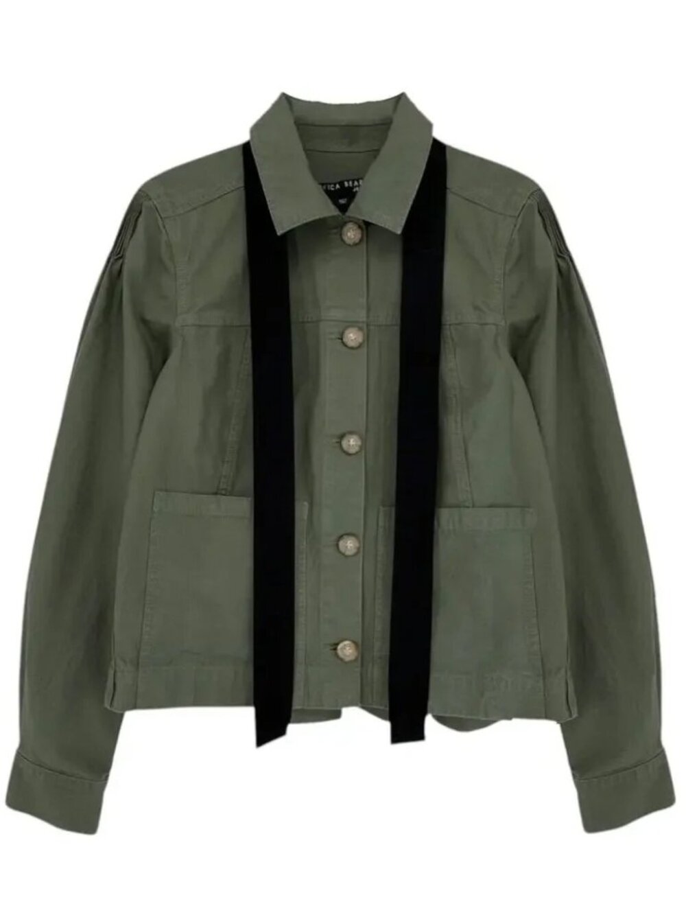 Veronica Beard Weslyn Utility Jacket Army Green size Small - Picture 16 of 16